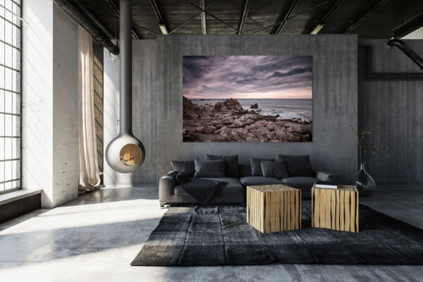 Fine art photography from Kaikoura in a modern home.